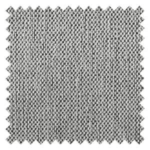 Polsterhocker Garbo II Webstoff Grau - Textil - 51 x 37 x 41 cm