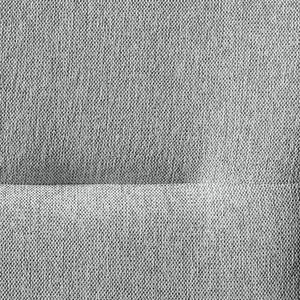 Fauteuil Hepburn II Tissu - Tissu Saia: Gris clair - Noir