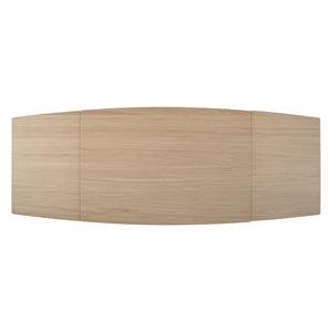 Eettafel Arvid deels massief eikenhout - eikenhout - Lichte eikenhouten - Breedte: 122 cm - Lichte eikenhouten