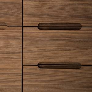 Commode haute Ledger Marron - En partie en bois massif - 110 x 135 x 40 cm