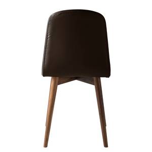 Chaises Warka V (lot de 2) Cuir véritable