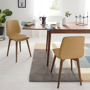 Gestoffeerde stoelen Wilga V (set van 2) echt leer