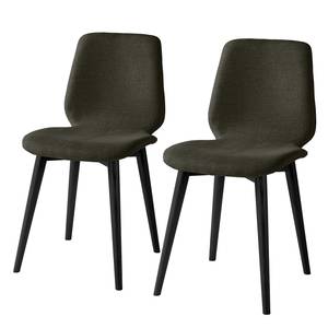 Gestoffeerde stoelen Wilga II (set van2) geweven stof