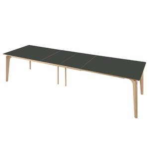 Plateaux rallonges Nysted (lot de 2) Noir - Gris - Bois manufacturé - 49 x 95 cm