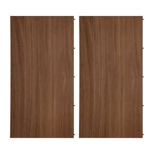 Plateaux rallonges Nysted (lot de 2) Marron - Bois manufacturé - 49 x 95 cm