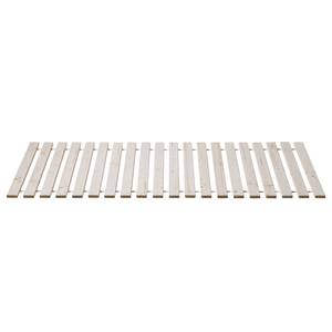 Sommier enroulable Burbia II Beige - Bois massif - 80 x 1.8 x 200 cm