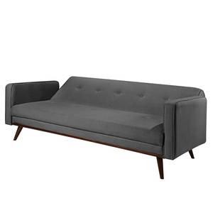 Canapé convertible Daru Deluxe I Tissu - Anthracite clair