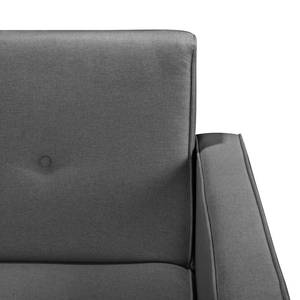 Canapé convertible Daru Deluxe I Tissu - Anthracite clair