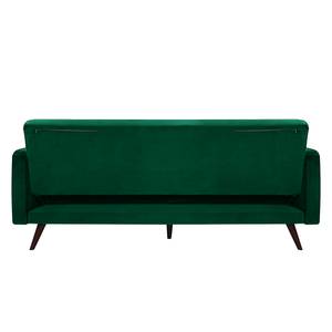 Canapé convertible Daru Deluxe Velours - Velours Jila: Vert foncé