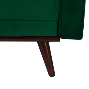 Canapé convertible Daru Deluxe Velours - Velours Jila: Vert foncé