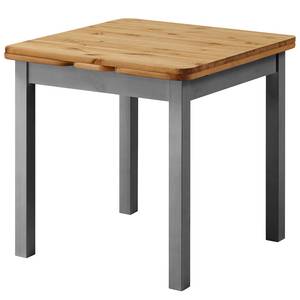 Eettafel Bastide (met verlengstukken) massief grenenhout - Grenenhout grijs/loogkleurig grenenhout - 77 x 77 cm