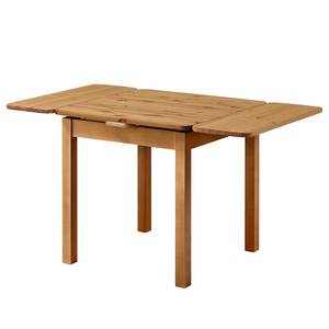 Table extensible Karley Pin massif - Epicéa lessivé - 77 x 77 cm
