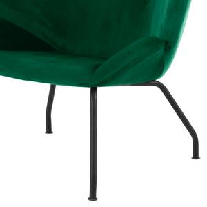 Fauteuil Megina Velours - Vert vieilli