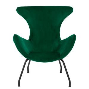 Oorfauteuil Sarria Fluweel - Antiek groen