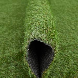 Kunstrasen Sansibar Kunstfaser - Grasgrün - Durchmesser: 100 cm
