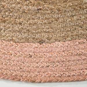 Juteteppich Luxor Jute - Beige / Rosa