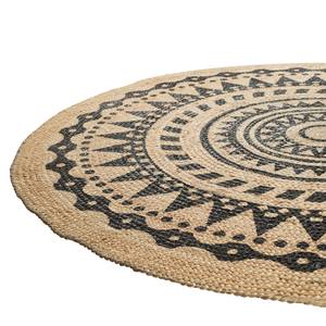 Tapis en jute Gayal Jute - Beige / Noir