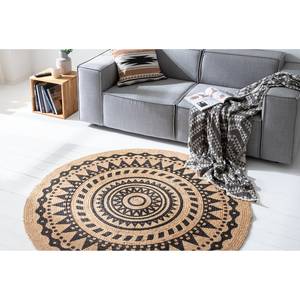 Tapis en jute Gayal Jute - Beige / Noir