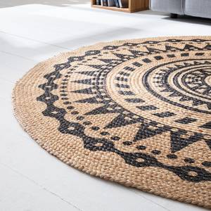 Tapis en jute Gayal Jute - Beige / Noir