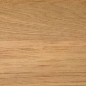 Boekenkast DHARAI - breedte 80 cm fineer van echt hout/metaal - eikenhout/zilverkleurig