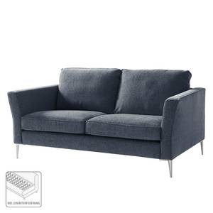 Sofa Mirabela (2-Sitzer) Strukturstoff - Graublau