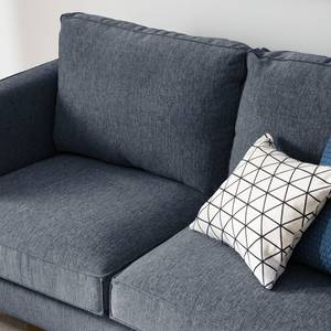 Sofa Mirabela (2-Sitzer) Strukturstoff - Graublau