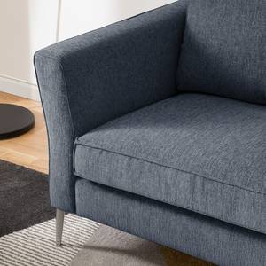 Sofa Mirabela (2-Sitzer) Strukturstoff - Graublau