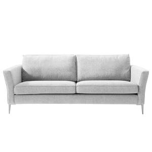 Sofa Mirabela (3-Sitzer) Strukturstoff - Platingrau