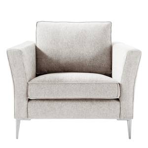 Fauteuil Mirabela Tissu structuré - Galet - Galet