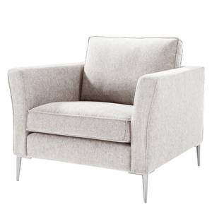 Fauteuil Mirabela Tissu structuré - Galet - Galet