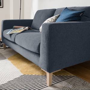 Sofa Berilo (2-Sitzer) Strukturstoff - Graublau