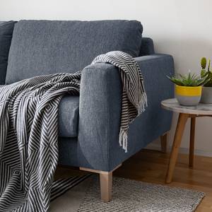 Sofa Berilo (2-Sitzer) Strukturstoff - Graublau