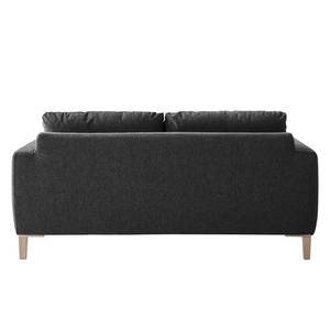 Sofa Berilo (2-Sitzer) Strukturstoff - Schwarz meliert