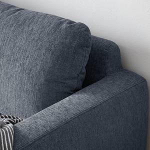 Sofa Berilo (3-Sitzer) Strukturstoff - Graublau