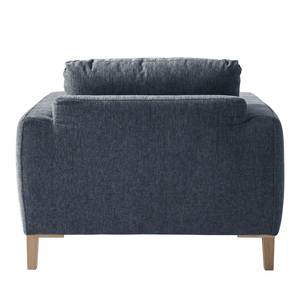 Fauteuil Berilo Tissu structuré - Gris bleu - Gris bleu