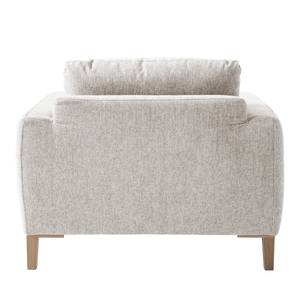 Fauteuil Berilo Tissu structuré - Galet - Galet