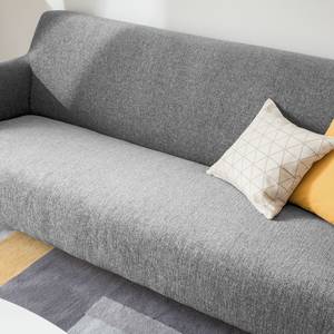 Sofa Maruto (3-Sitzer) Strukturstoff - Platingrau