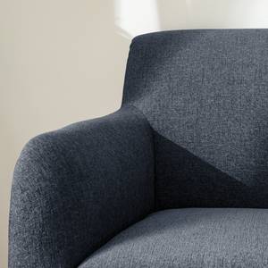 Sofa Maruto (3-Sitzer) Strukturstoff - Graublau