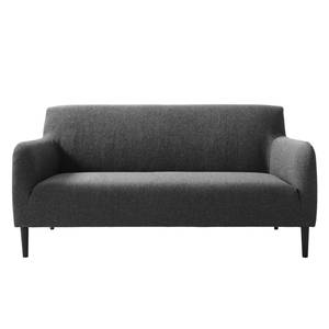 Sofa Maruto (2,5-Sitzer) Strukturstoff - Schwarz meliert