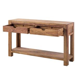 Console Yoga Acacia massif - Blanc