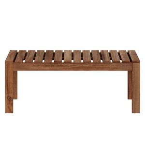 Ensemble de table et chaises Mimo (4 élé Tissu / Acacia massif - Noir / Marron