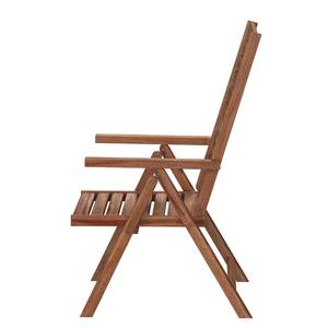 Chaises pliantes Mimo I (lot de 2) Acacia massif - Marron