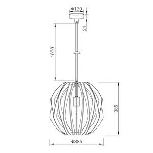 Hanglamp Twig I multiplex/metaal - 1 lichtbron