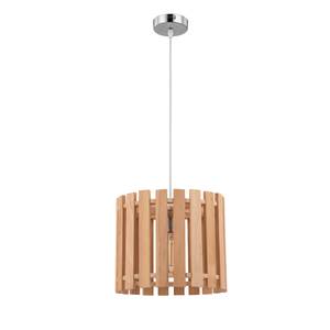 Hanglamp Lenko massief lindehout - bruin