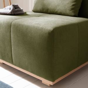 Fauteuil convertible Simla II Microfibre - Vert olive