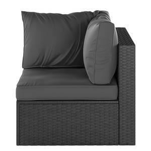 Fauteuil d'angle lounge Paradise Lounge Tissu / Polyrotin - Gris / Anthracite
