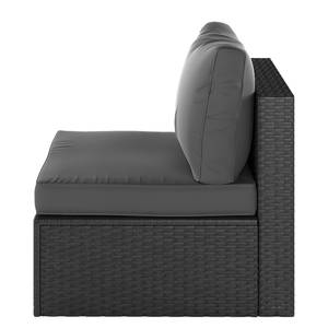 Fauteuil lounge Paradise Lounge Tissu / Polyrotin - Gris / Anthracite