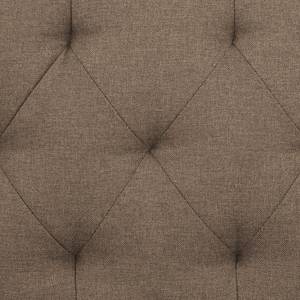 Slaapbank Brampton I Bruin - Textiel - 221 x 83 x 95 cm