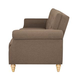 Canapé convertible Brampton I Marron - Textile - 221 x 83 x 95 cm