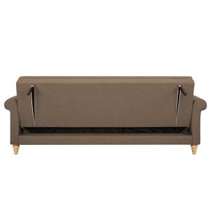 Divano letto Brampton I Marrone - Tessile - 221 x 83 x 95 cm